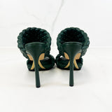 Bottega Veneta Green Curve Leather Mule Size 37