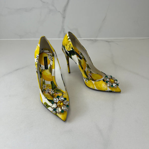 Dolce & Gabbana Crystal Pump Size 39