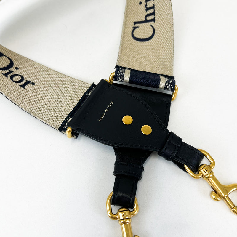 Christian Dior Mini Oblique Saddle with strap