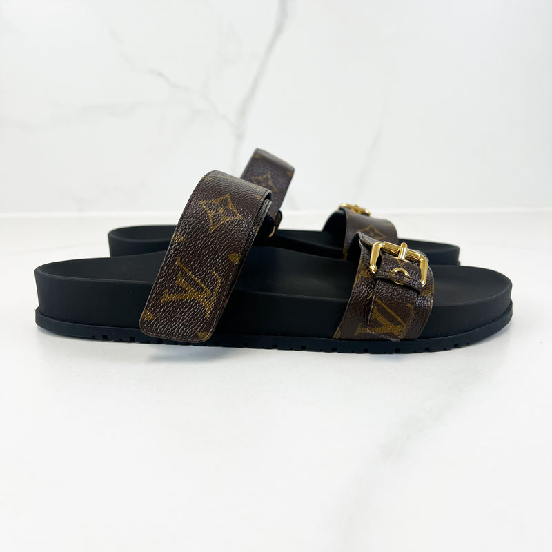 Louis Vuitton Bom Dia Flat Comfort Mule Size 42