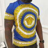 Versace Mens Multicolour Medusa T-Shirt Size XL