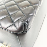 Chanel Calfskin Double Zip Trendy Bowling Bag