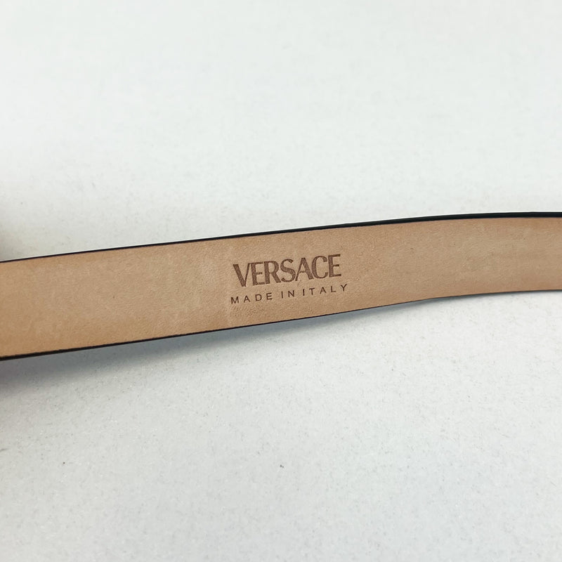 Versace V Baroque Black Belt 20mm