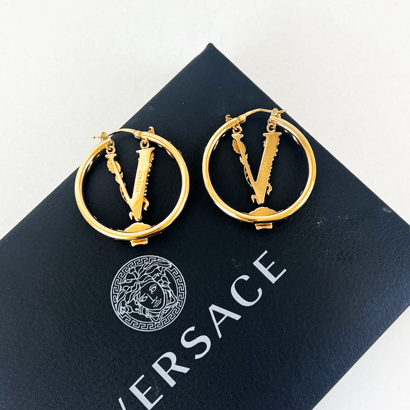 Versace Hoop Earrings