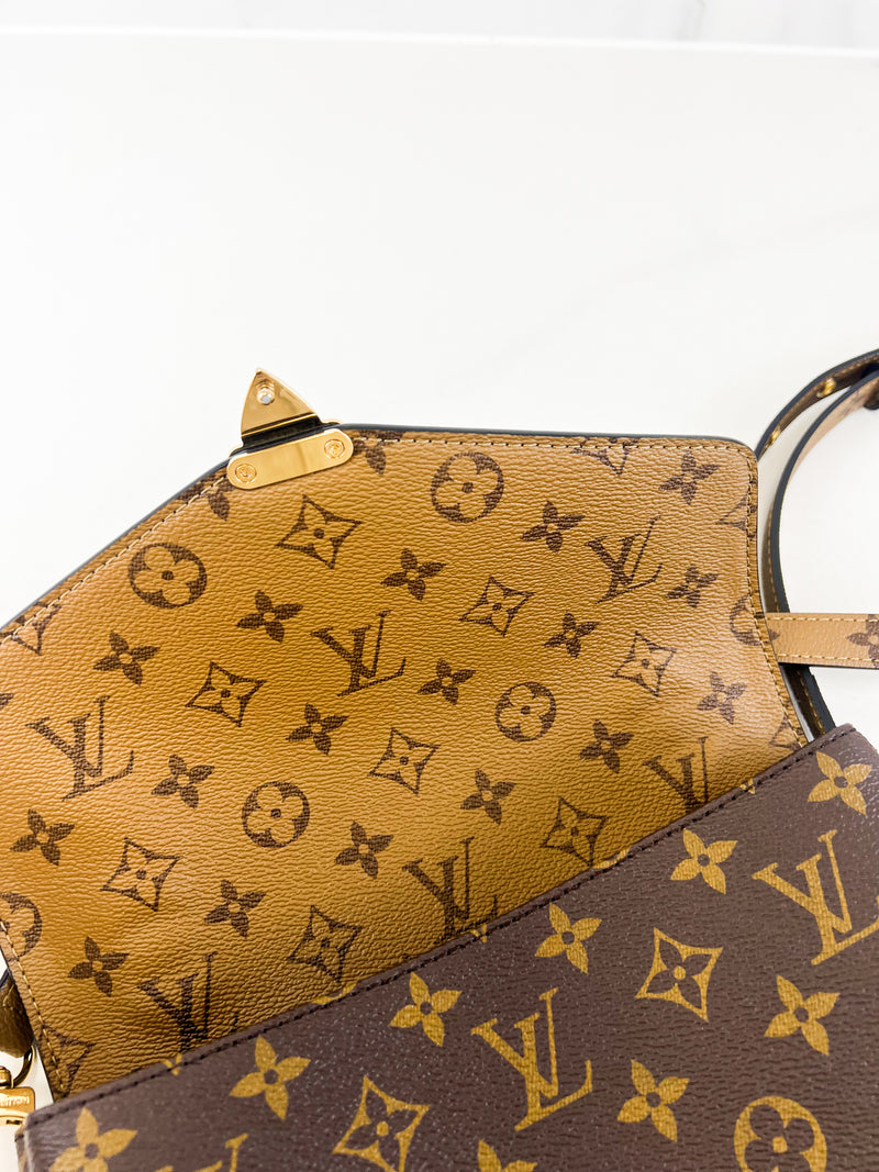 Louis Vuitton Monogram Reverse Pochette Metis