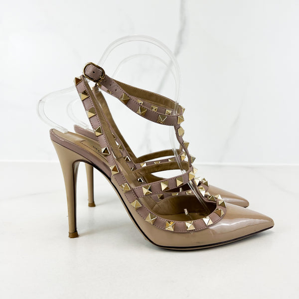 Valentino Caged Rockstud Pumps Size 38