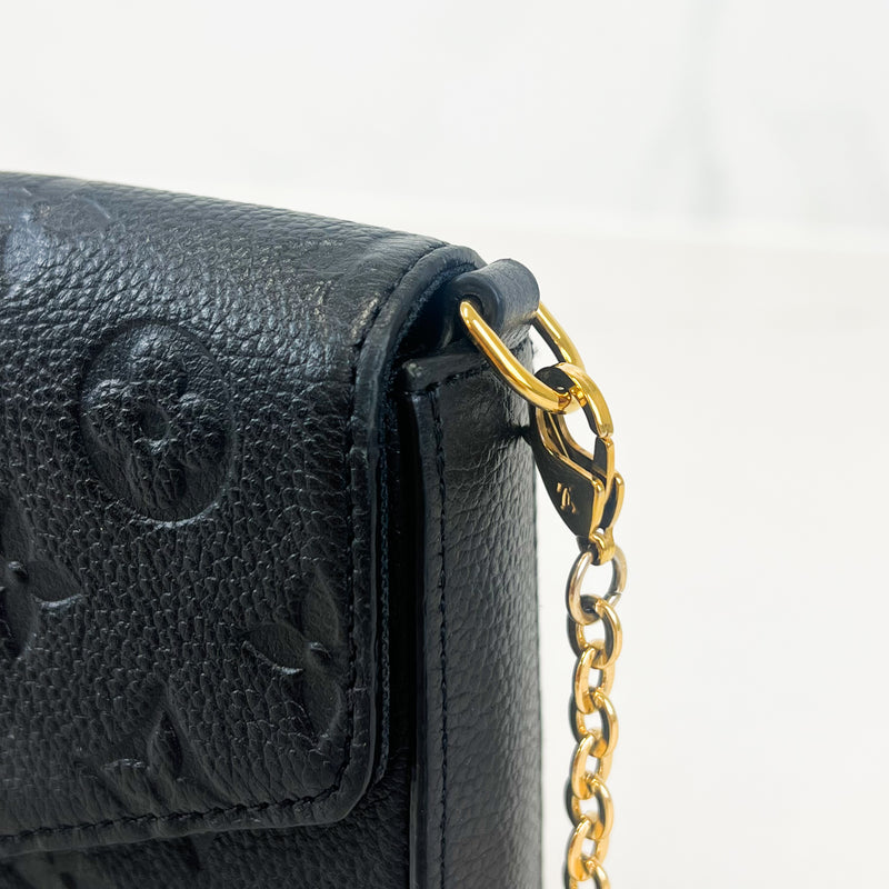 Louis Vuitton Felicie Pochette Monogram Empriente Leather