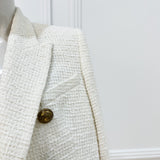 Balmain Tweed Blazer with Gold Buttons