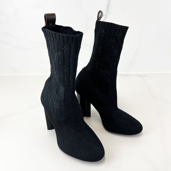 Louis Vuitton Silhouette Sock Boots For Women's