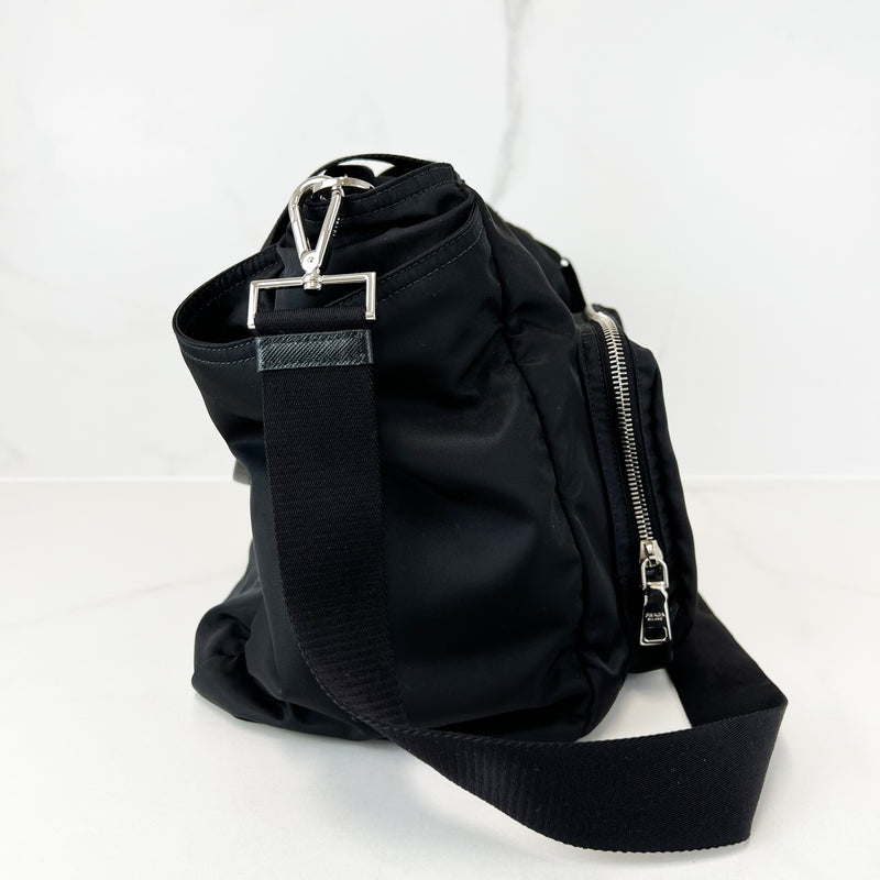 Prada Nylon Diaper Bag in Black