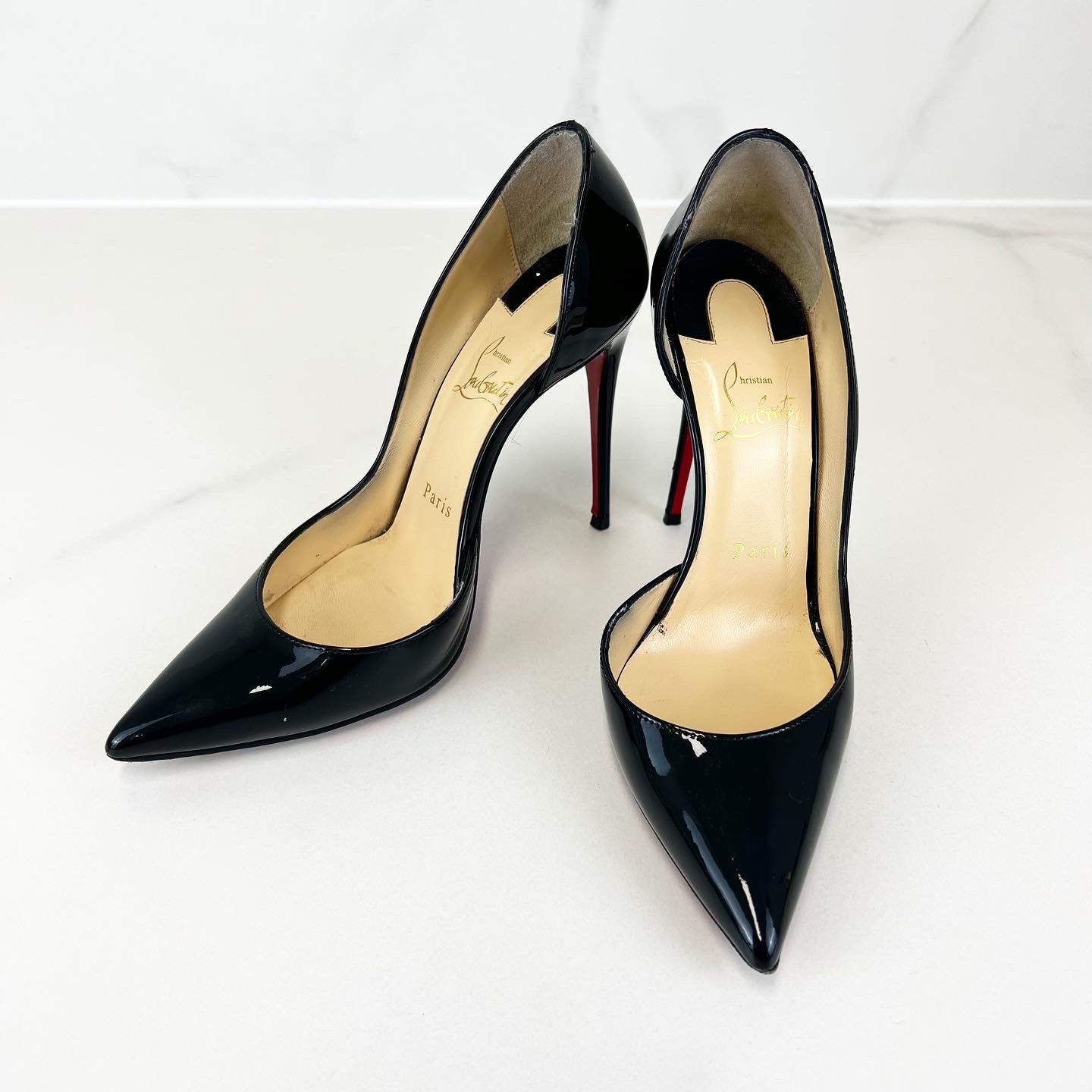 Christian Louboutin Iriza 100mm Size 36.5 – Shopluxe Consignment